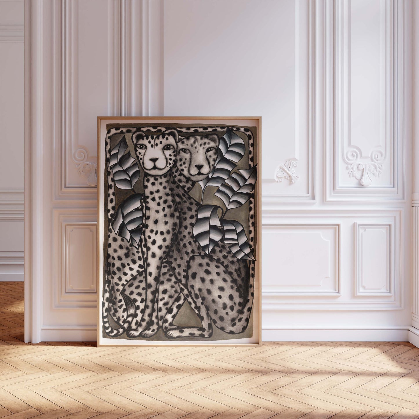 Leopard of Endless Horizons Art Print