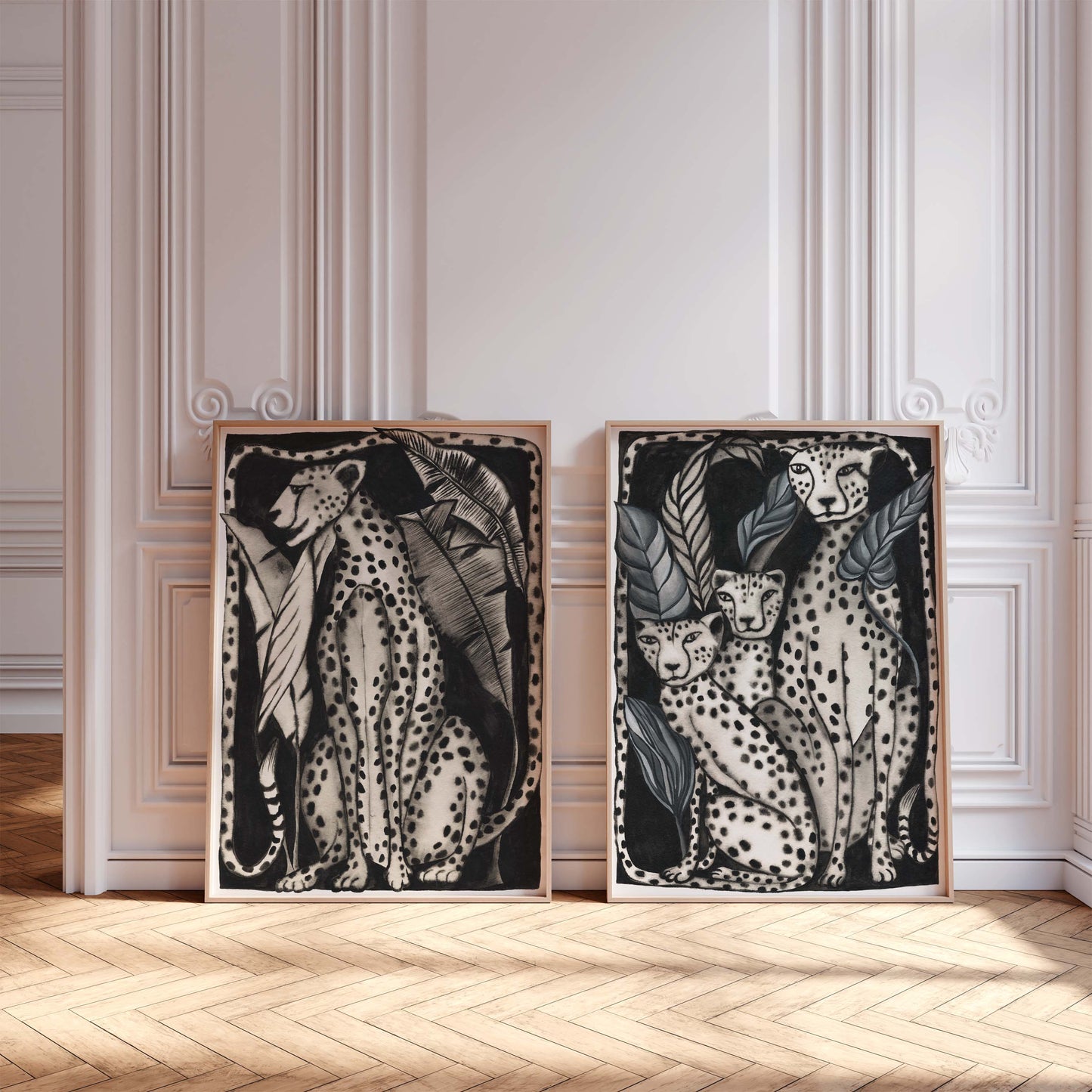 Leopard Delphi Art Print