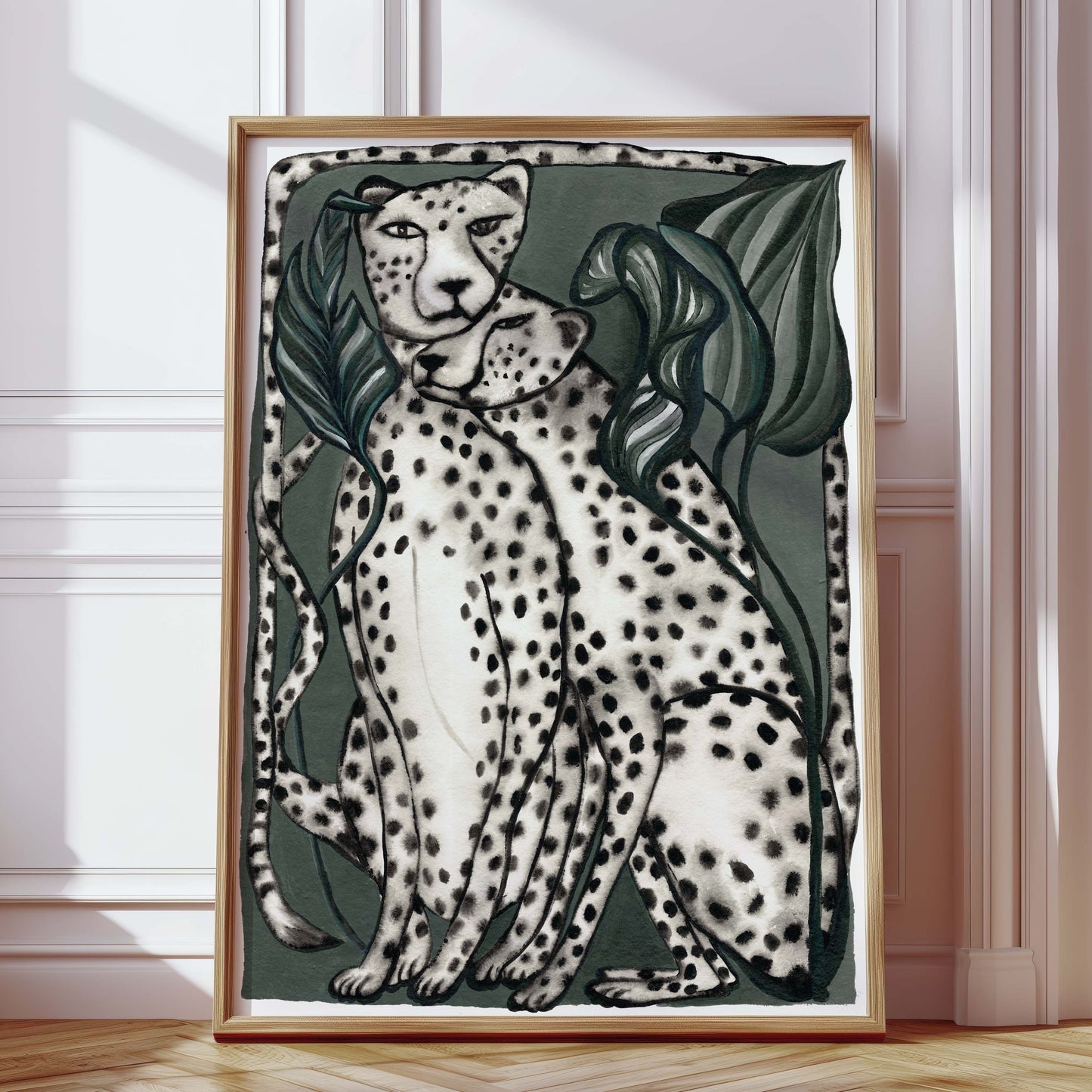 Leopard Lyric Art Print