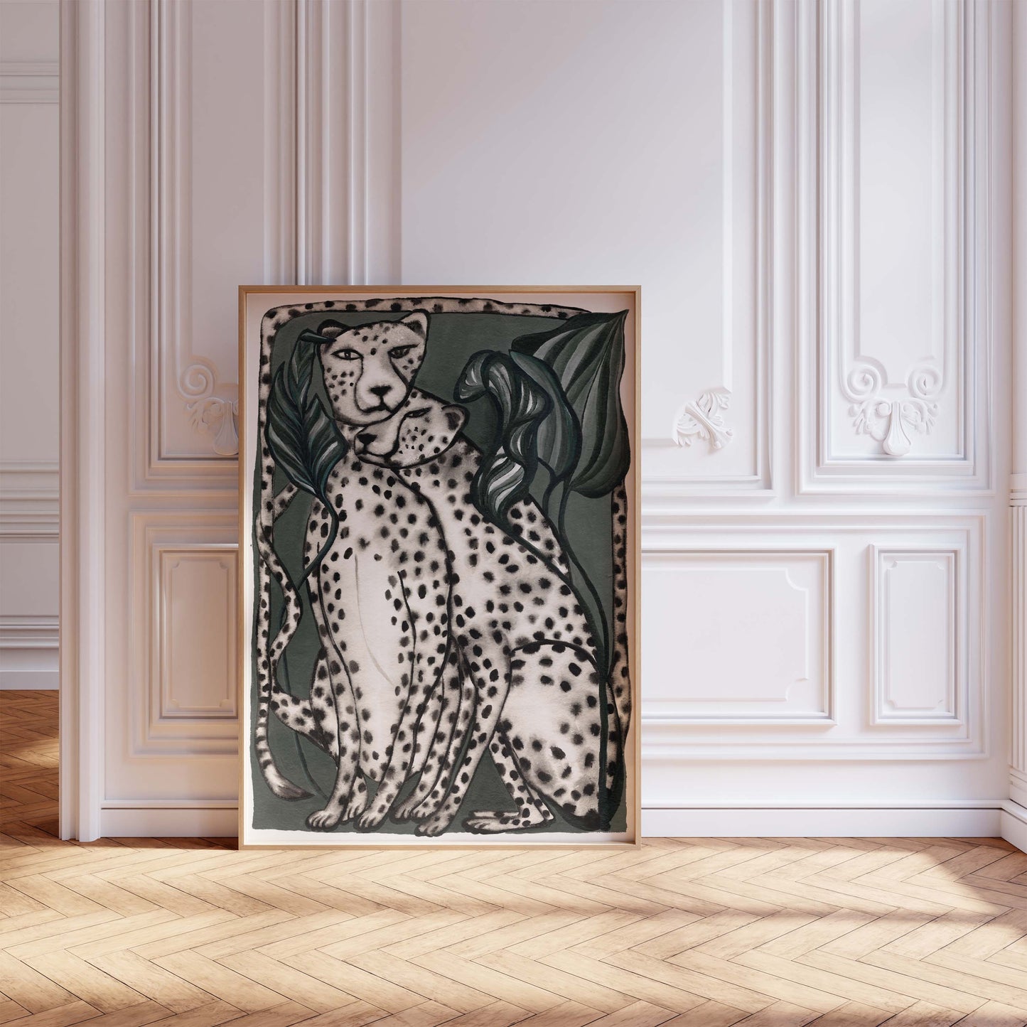 Leopard Lyric Art Print