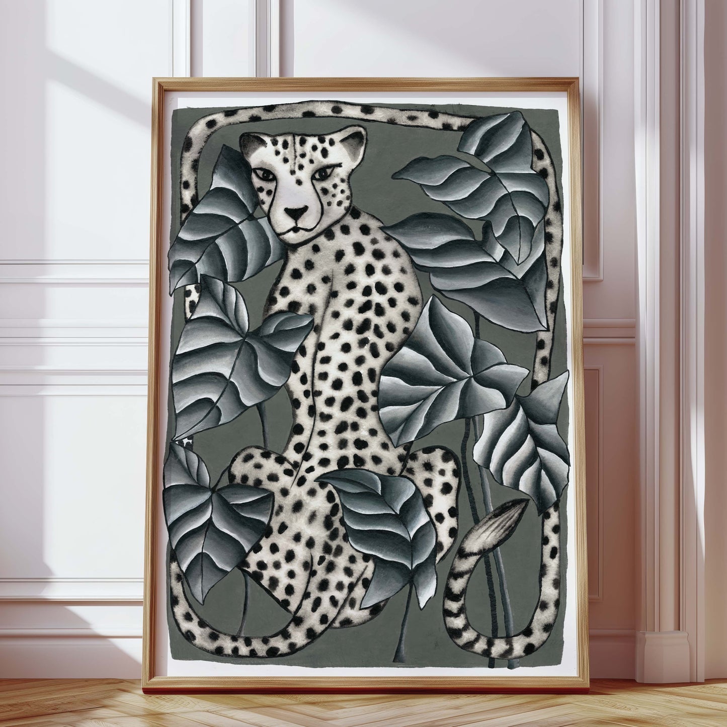 Leopard Aetheria Art Print