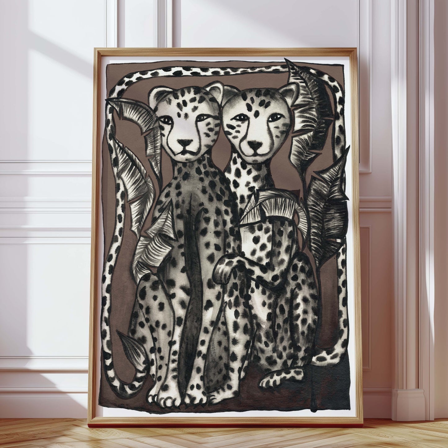 Mystic Leopard Art Print