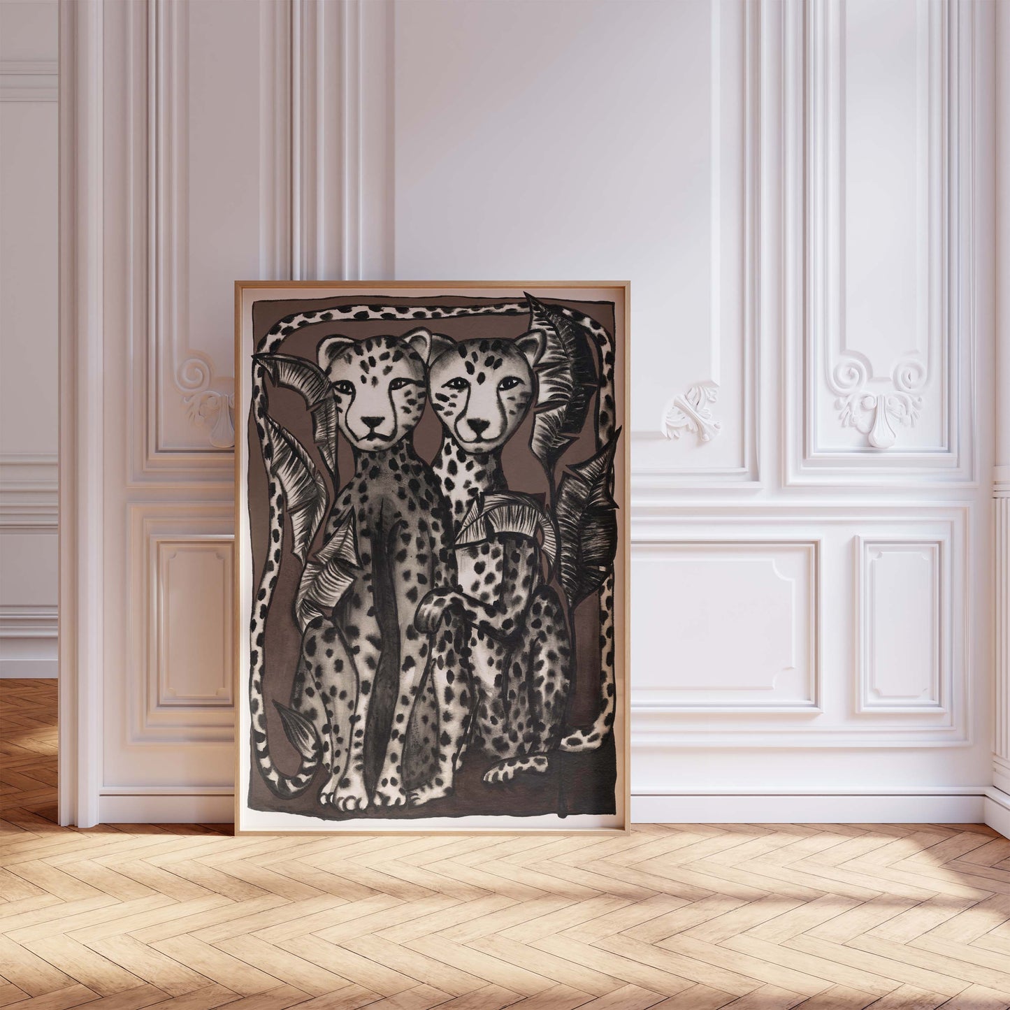 Mystic Leopard Art Print