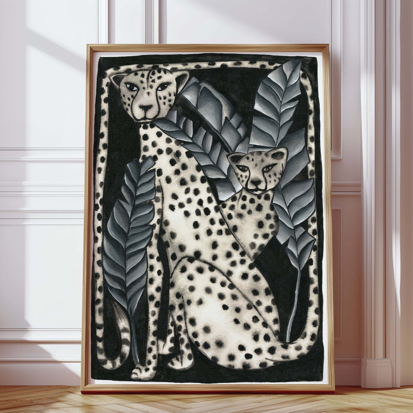 Ethereal Leopard Art Print