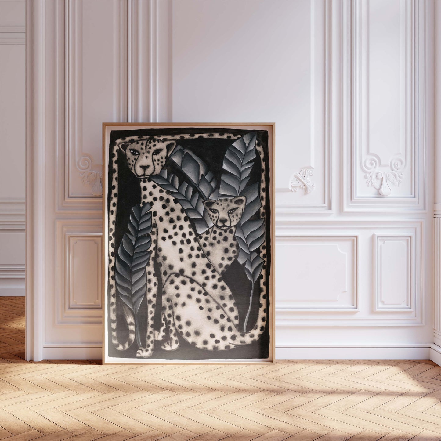 Ethereal Leopard Art Print