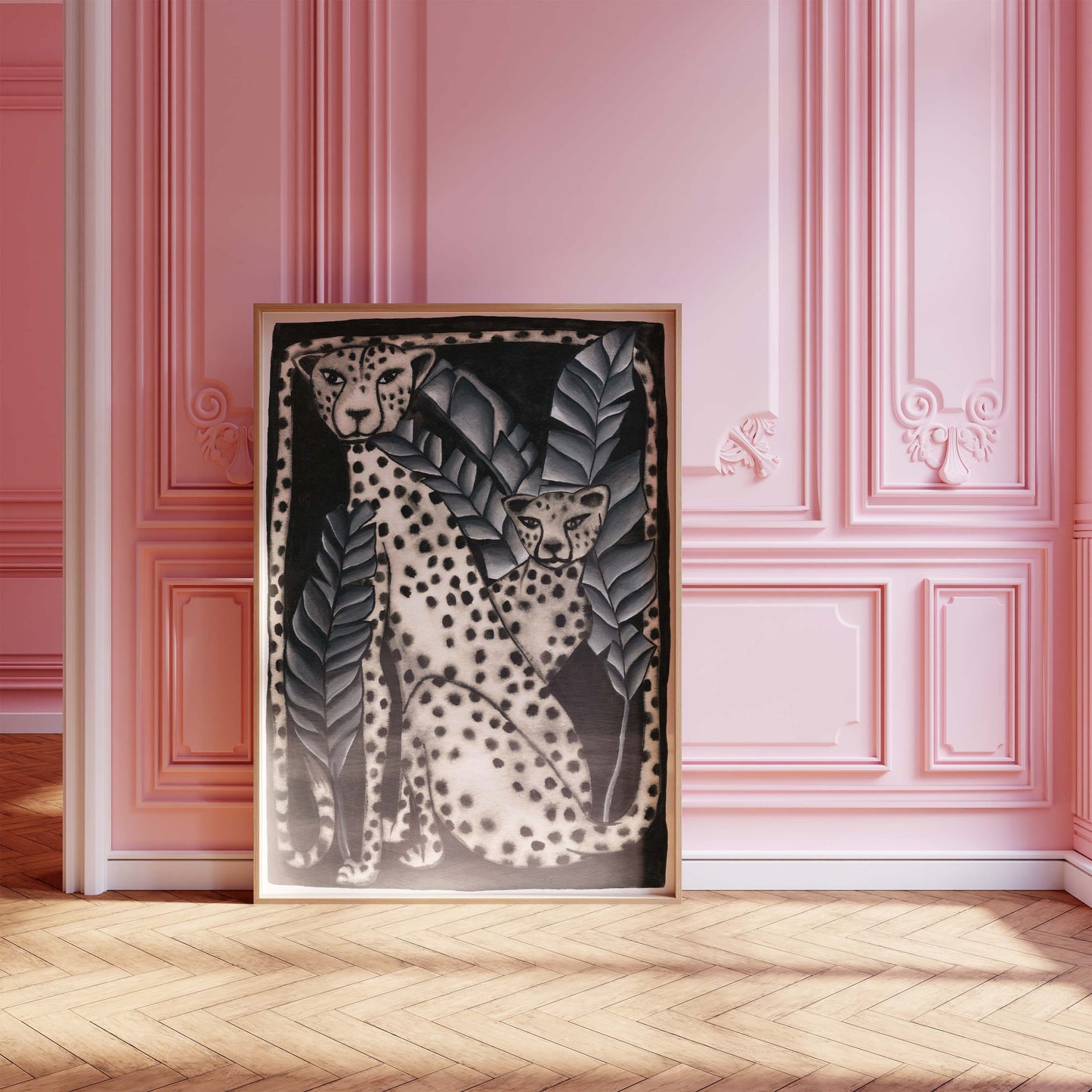 Ethereal Leopard Art Print