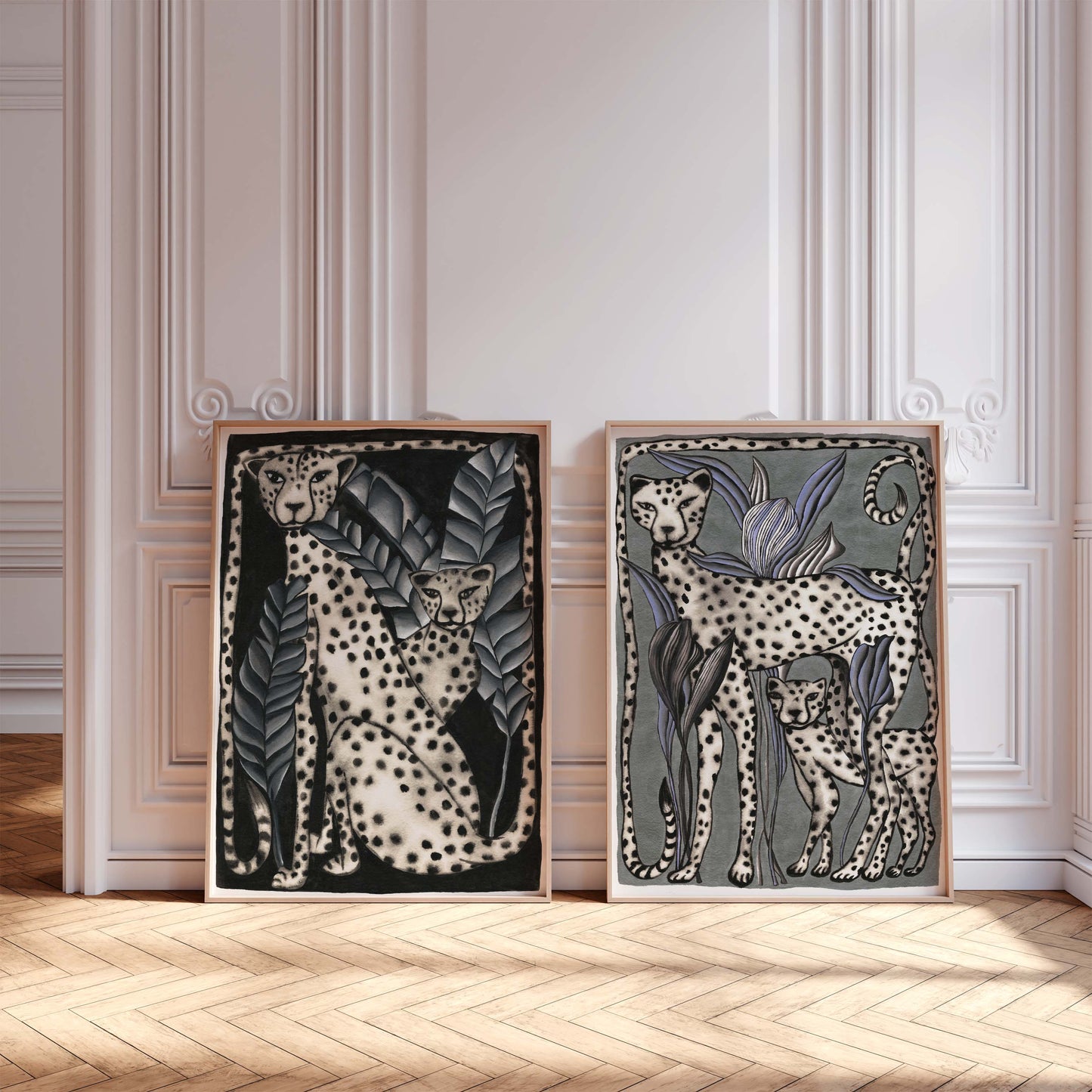 Ethereal Leopard Art Print