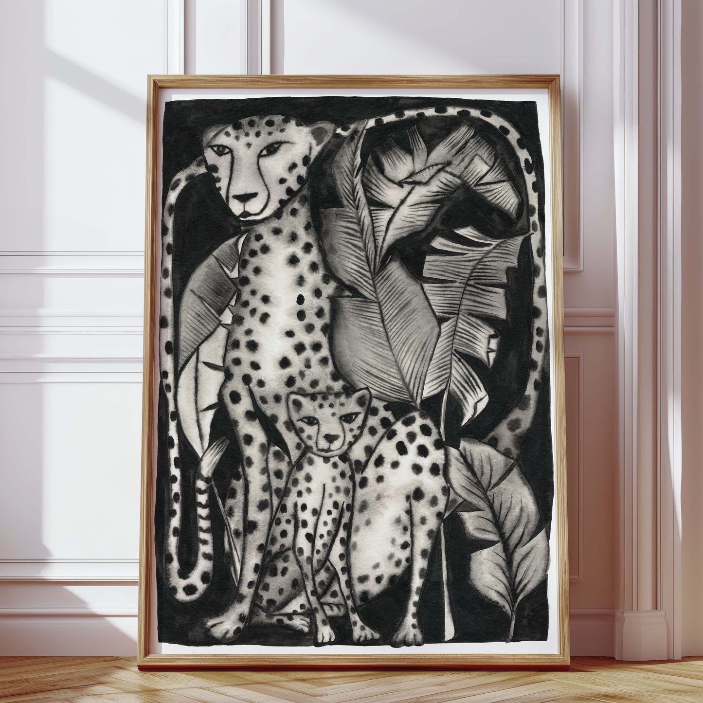 Shades of Leopard Art Print