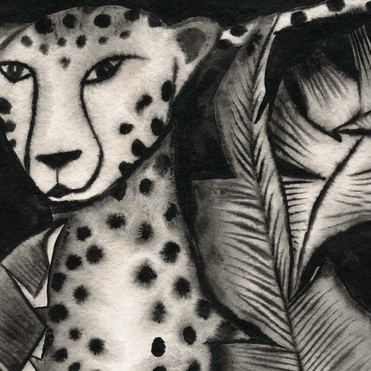 Shades of Leopard Art Print